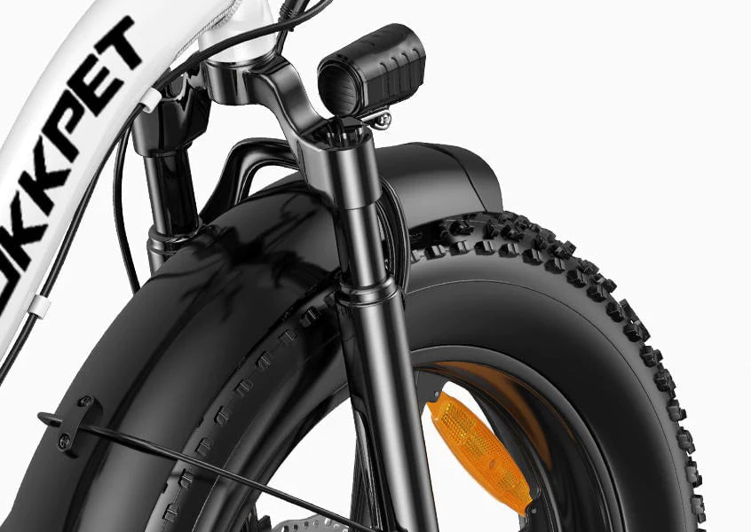 Mukkpet Electric Bikes MUKKPET GL 48V/13AH 500W(750W Peak) All-Terrain Low Step Folding Fat Tire Electric Bike
