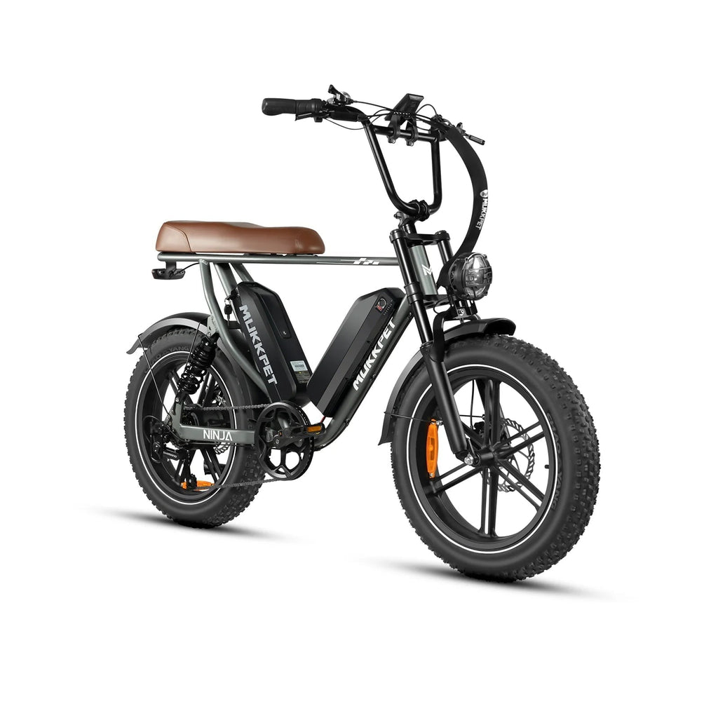 Mukkpet NINJA Moped-Style Electric Bike 48V15AH | 750W brushless