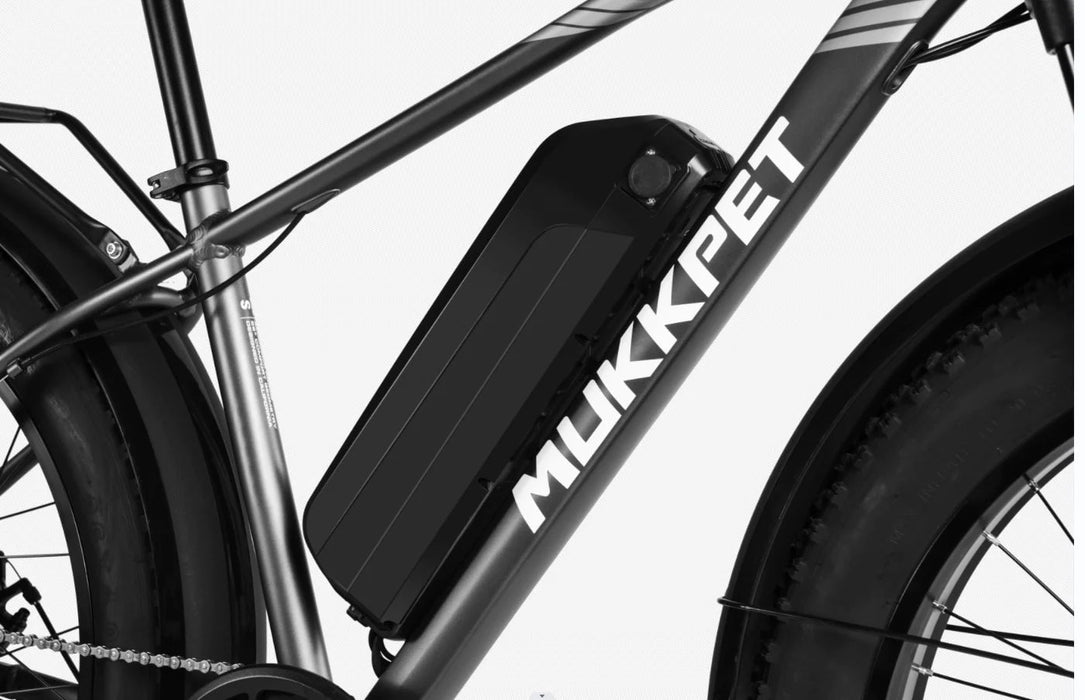 Mukkpet Electric Bikes MUKKPET Suburban 750W 48V 15Ah All-Terrain Fat Tire Electric Bike