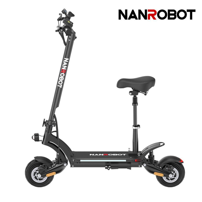 Nanrobot Black / With Seat Nanrobot Lightning Pro Electric Scooter - 48V 18.2Ah 2*800W 20mph - 100% Financing Available