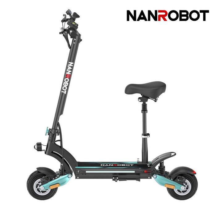 Nanrobot Sky Blue / With Seat Nanrobot Lightning Pro Electric Scooter - 48V 18.2Ah 2*800W 20mph - 100% Financing Available