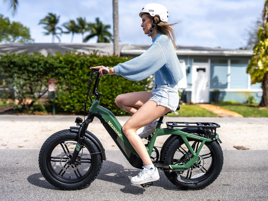 Velowave Pony Compact Step-Thru 750W Fat Tire Electric Bike