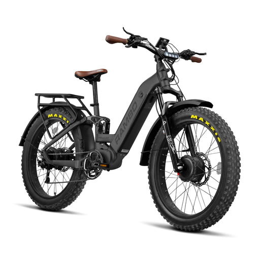 Rambo E-Bike GUNMETAL GREY & BUCKSKIN Rambo Hellcat FS All-Wheel Drive - Financing Available!