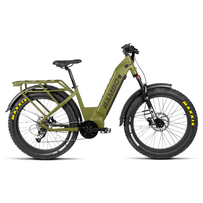 rambo electric bicycle Rambo Rebel 2.0 Mid-Drive Electric Bike