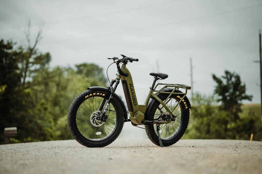 1000w Ebike Rambo Rebel Electric Bike Rambo Rebel Fat Tire Step