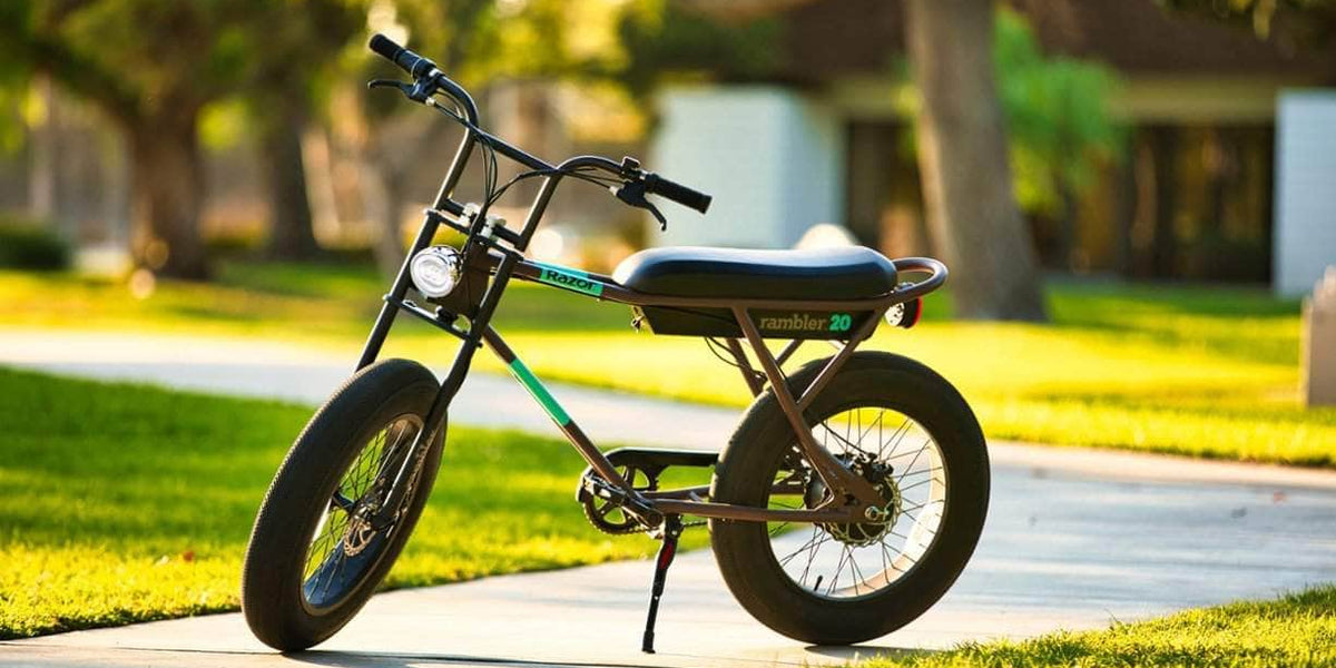 razor ecosmart thrive electric bicycle Rambler 20 maisonette Pooboo Folding Cycling Bicycle Whether youre a college Option:Blue(Upgrade 48V 13Ah)*2