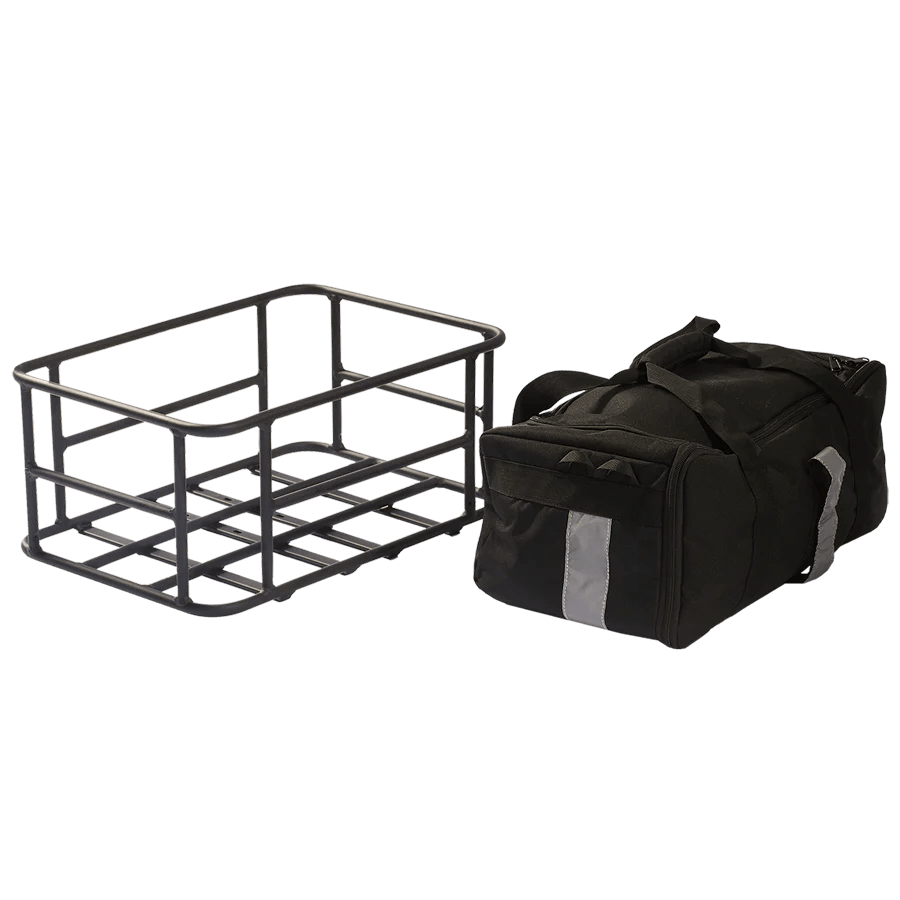 Revi Bikes Rear Basket With Bag — Urban Bikes Direct