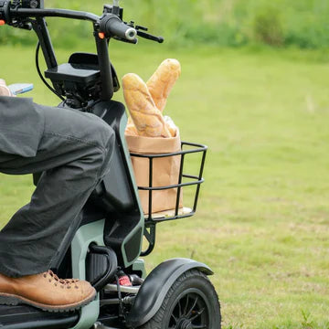 Eunorau S500 Electric Utility Quad Vehicle 48V/500W high torque mid-motor, range up to 31 miles, 3 speed modes - 100% Financing Available!
