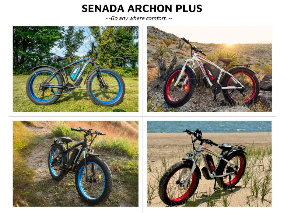 Senada ARCHON PLUS SENADA ARCHON PLUS - All Terrain Fat Tire EBike | 1000W 48V - Financing Available!