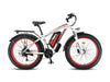 Senada ARCHON PLUS White Red / 1000W (1200W Peak) 20Ah / Max Range 78 Miles / Hydraulic Brakes SENADA ARCHON PLUS - All Terrain Fat Tire EBike | 1000W 48V - Financing Available!