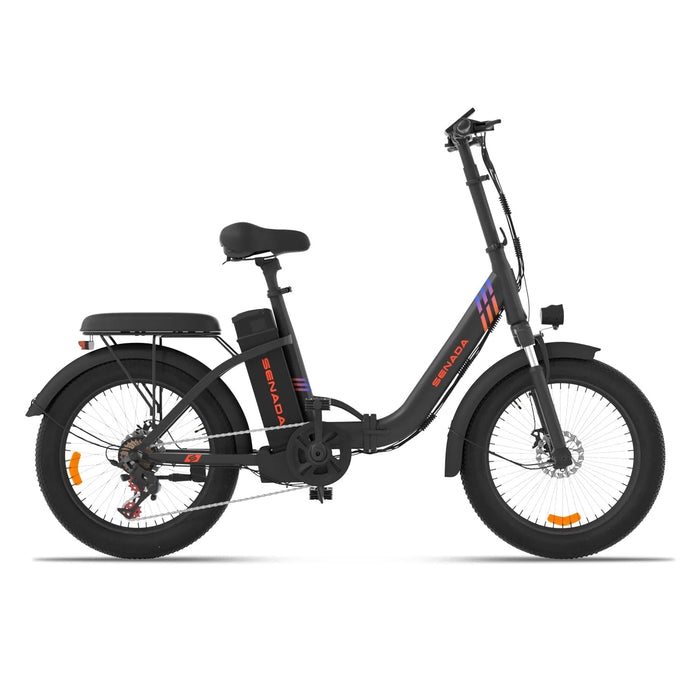 Senada Electric Bikes Black SENADA AUSTIN *UL Certified|48V 14AH 500W| 20" Practical Foldable Ebike