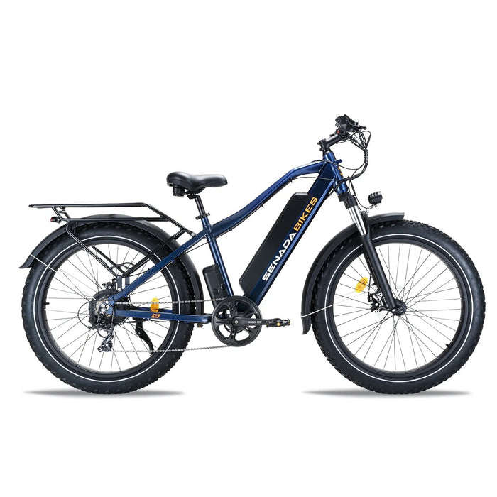 Senada Electric Bikes Midnight Blue SENADA SABER All Terrain Electric Bike | 1000W 48V - 21Ah Battery