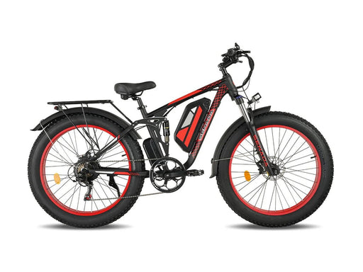 Senada Electric Bikes SENADA VIPER PLUS Electric Mountain Bike | 1000W 48V 20Ah 26" FAT Tires FULL SUSPENSION - Financing Available!