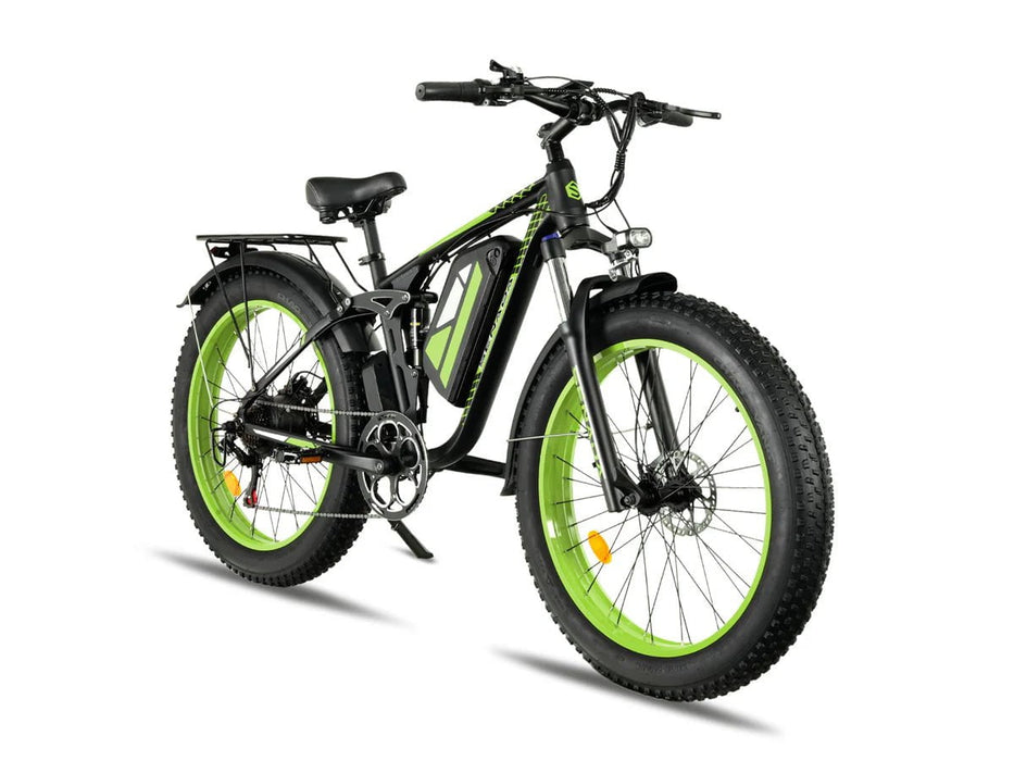 Senada Electric Bikes SENADA VIPER PLUS Electric Mountain Bike | 1000W 48V 20Ah 26" FAT Tires FULL SUSPENSION - Financing Available!