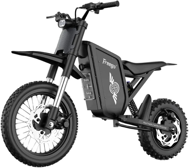 Freego X0 Electric Mini Bike - 60V, 23Ah, 3600W peak, 40 MPH max speed,  full suspension, hydraulic brakes - 100% Financing Available