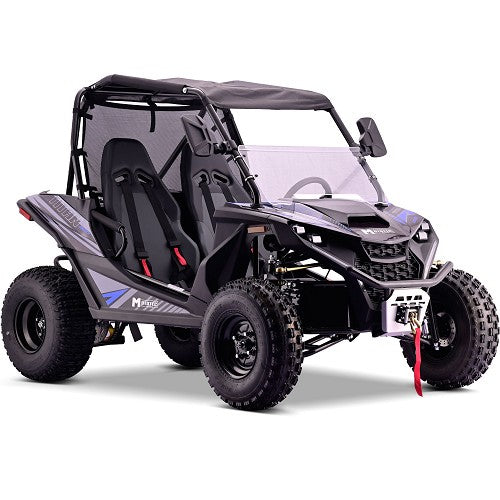 MotoTec Titan 200cc 4-Stroke Gas UTV - Full Suspension, Hydraulic Brakes, 60 Mile Range, 8" LCD Screen - 100% Financing Available.