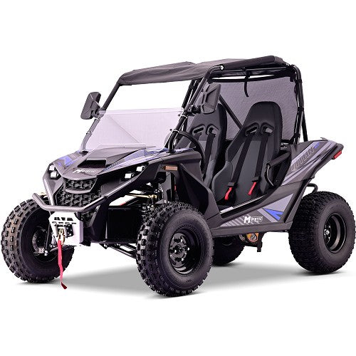 MotoTec Titan 200cc 4-Stroke Gas UTV - Full Suspension, Hydraulic Brakes, 60 Mile Range, 8" LCD Screen - 100% Financing Available.