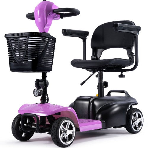 MotoTec 24V 250W 4-Wheel Folding All-Terrain Mobility Scooter- 100% Financing Available!