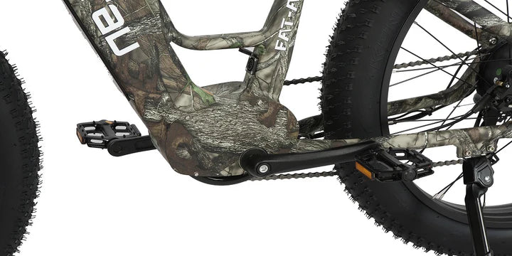 Eunorau FAT-AWD 2.0 Fat Tire Electric Bike 48V/500W+500W dual hub motor, range up to 80 miles - 100% Financing Available!