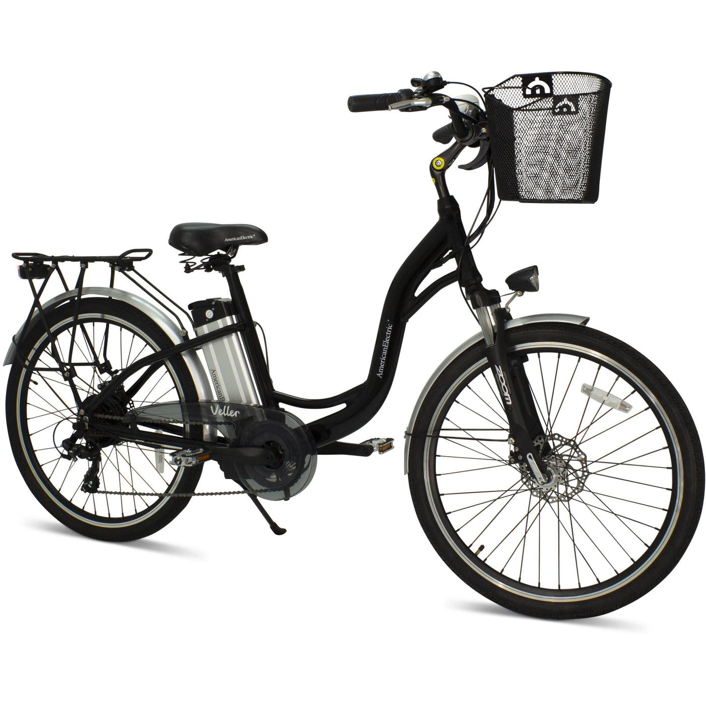 AmericanElectric Veller 2023 Electric Step-Thru Cruiser Bike — Urban ...