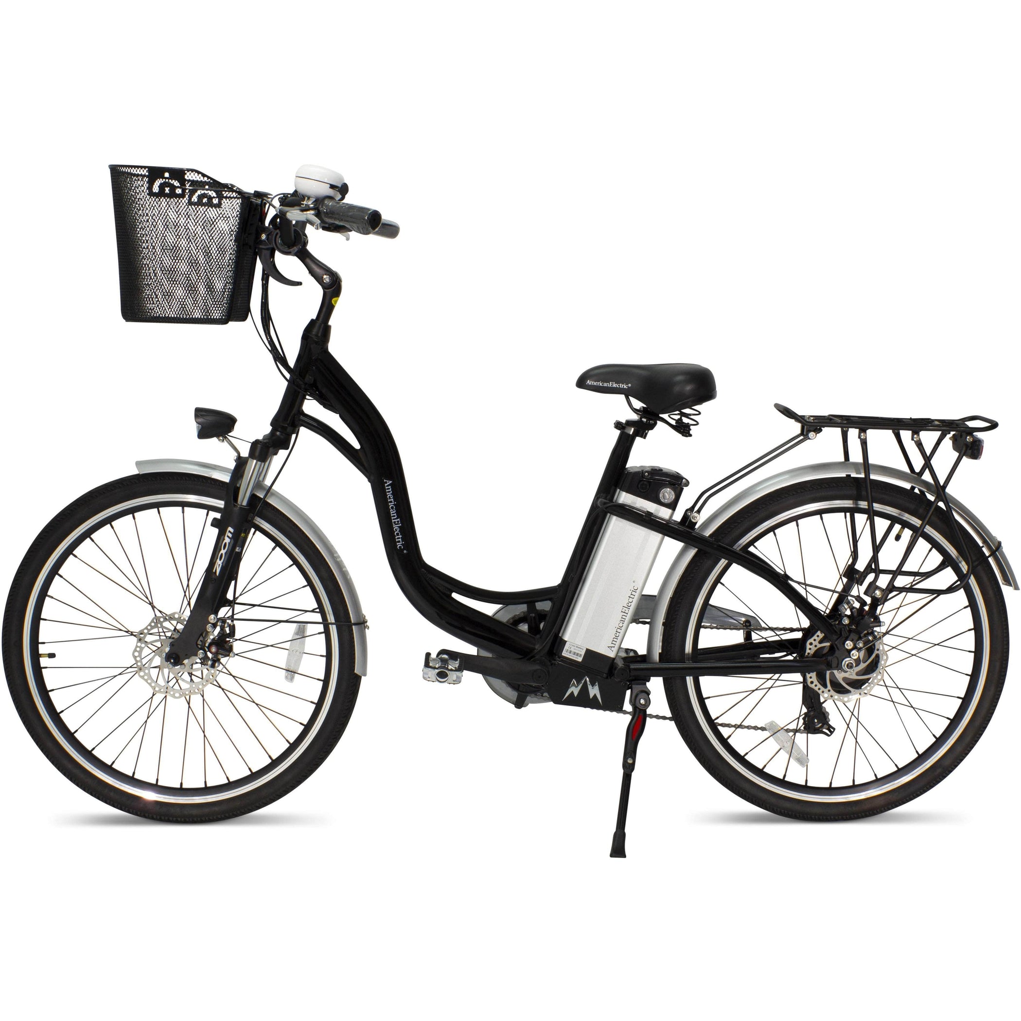 AmericanElectric Veller 2023 Electric Step-Thru Cruiser Bike — Urban ...