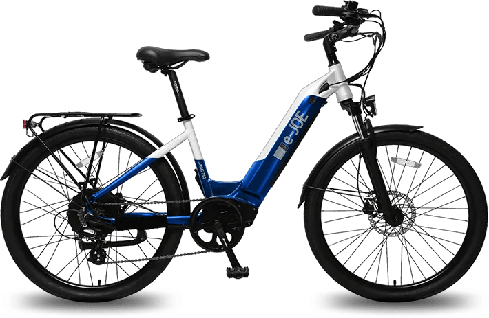 eJOE JADE Comfort Cruiser Step Through Electric Bike 48V 750W 14Ah Ra Urban Bikes Direct
