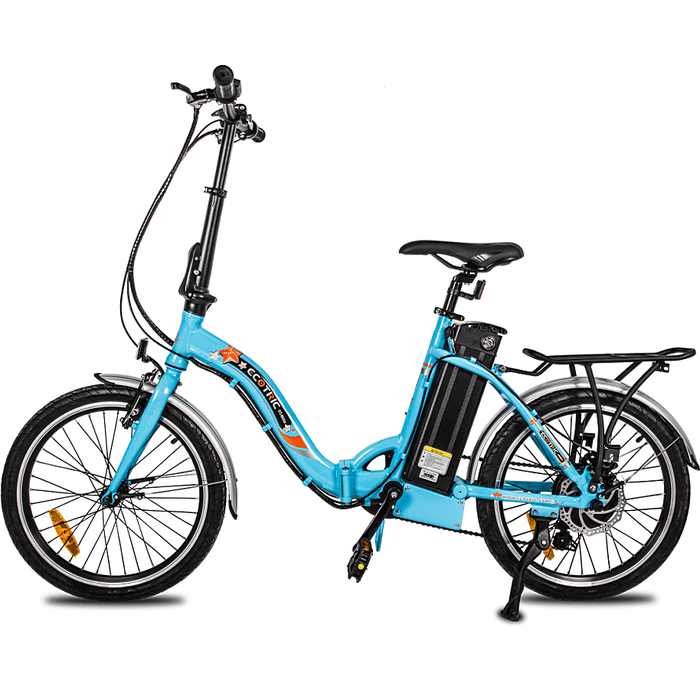 Ecotric Electric Bikes Blue Ecotric Starfish 20" 350W Electric City Bike