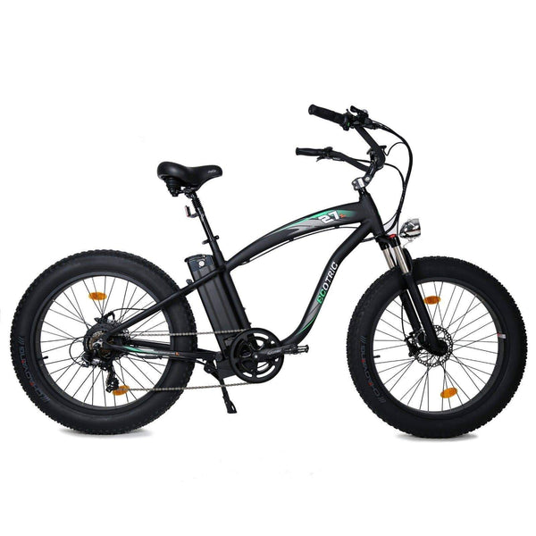 Fat tire electric bike beach cruiser hotsell