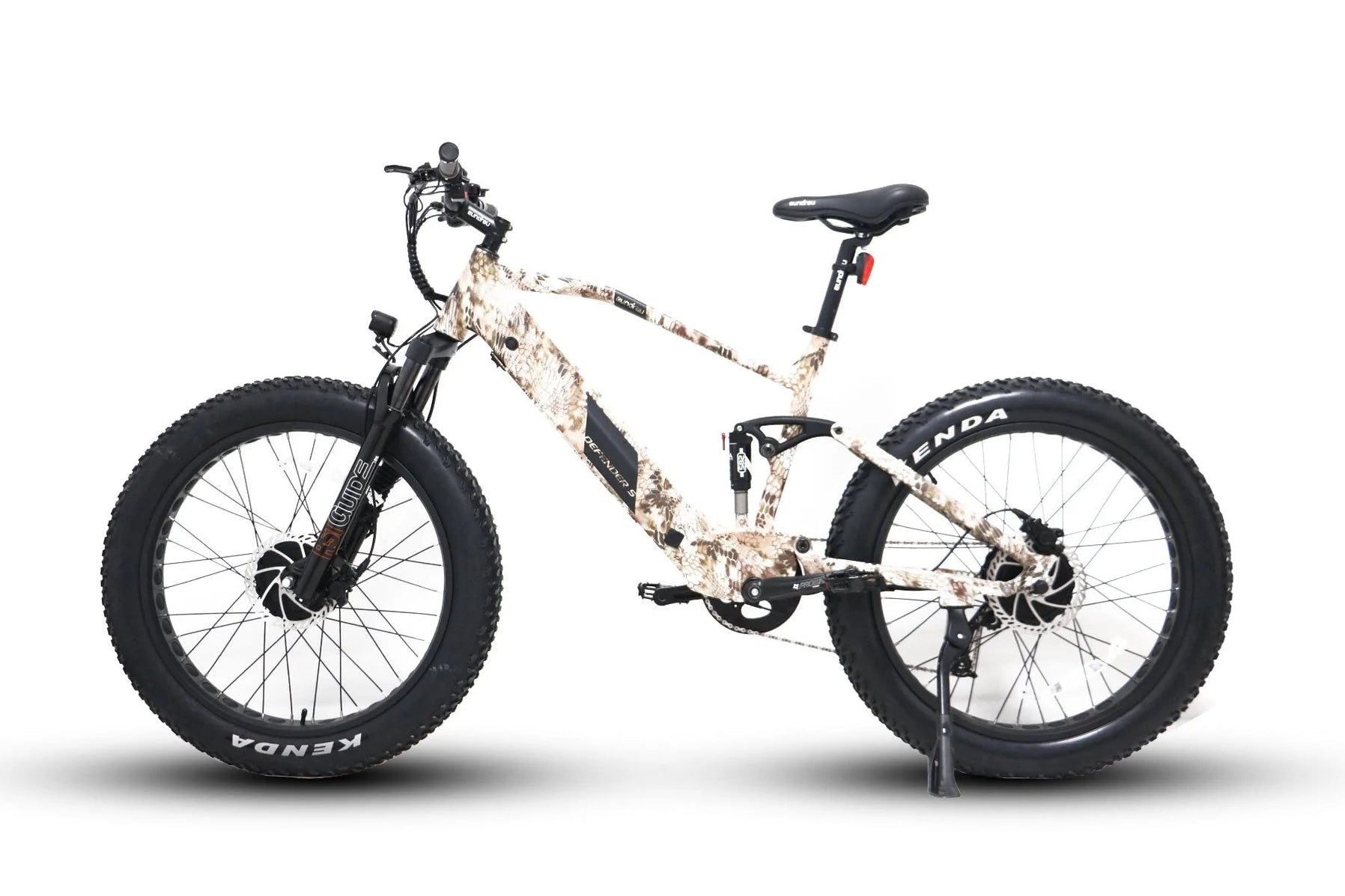 Eunorau DEFENDER-S Electric Bike 48V, 1500W Dual Suspension Dual Motor ...