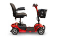 EWheels Medical Electric Powered Red EWheels Medical DL-HY Electric Mobility 4-Wheel Scooter