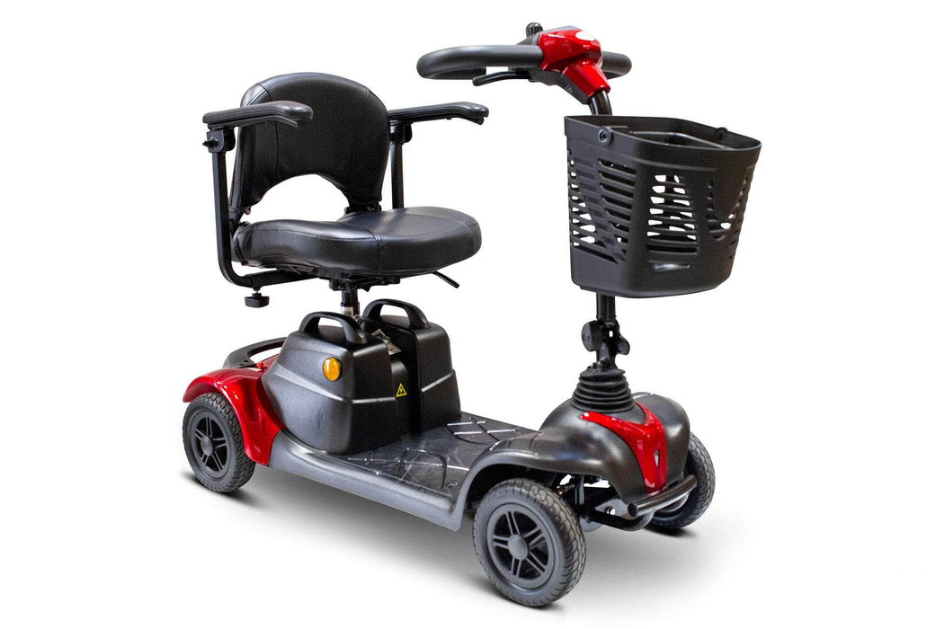 EWheels Medical Electric Powered Red EWheels Medical EW-M39 Electric Mobility 4-Wheel Scooter