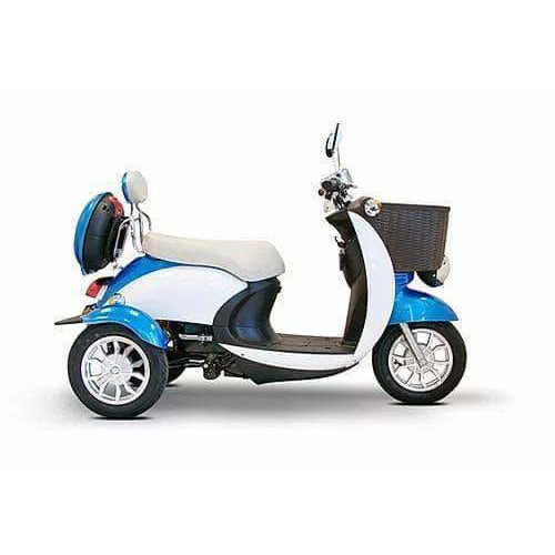 EWheels EW-11 48V 500W Electric 3-Wheel Scooter - 40 Mile Range, Extended Saddle Seat with 2 Rider Capacity, 400 lb weight capacity, alarm - Financing Available!