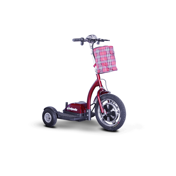 EWheels EW-18 STAND-N-RIDE 12V 350W Electric 3 Wheel Scooter - 20 Mile Range - Black/Blue/Red on sale for $999 - Financing Available