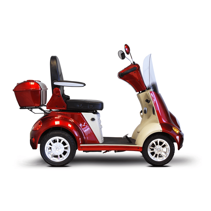 EWheels EW-52 Electric 60V 700W 4 Wheel Scooter - 45 Mile Range, 500 lb weight capacity, stereo system, alarm, cruise control