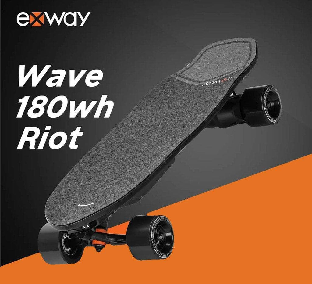 Exway Wave Belt Motor Electric Skateboard 99Wh/180Wh - $749/$799 - In Stock  Now - Financing Available!