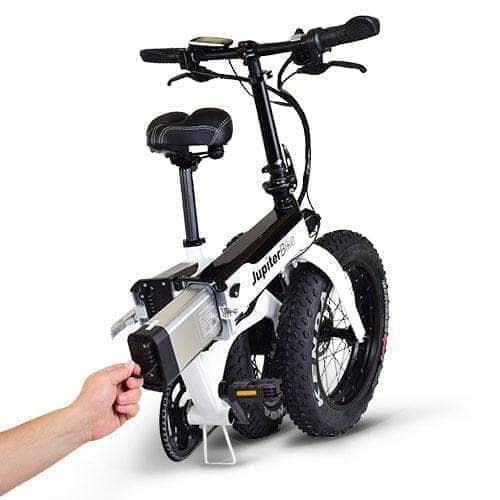 jupiter smart folding electric bicycle Jupiter Bike Defiant Fat Tire Folding Electric Bike