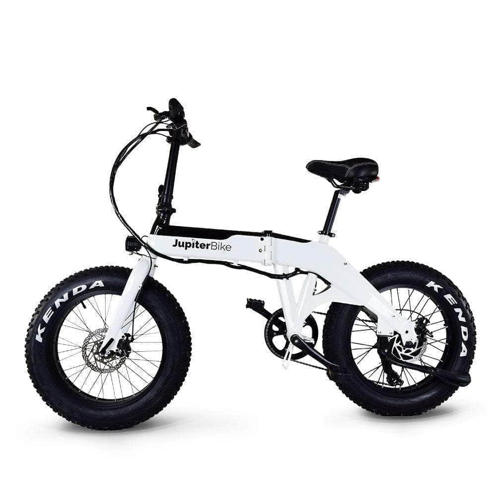 750w electric bicycle Jupiter Defiant Fat Tire Folding Electric Bike, White