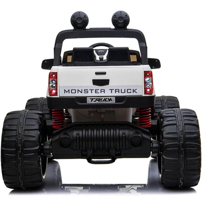 MotoTec Battery Operated MotoTec Monster Truck 4x4 12v White (2.4ghz)