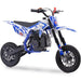 Mototec Dirt Bike Blue MotoTec Villain 52cc 2-Stroke Kids Gas Dirt Bike