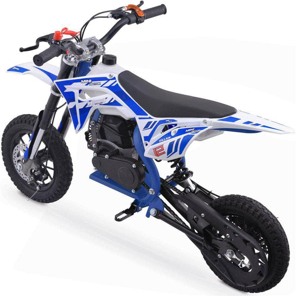 MotoTec Villain 52cc Kids Gas Dirt Bike | 2-Stroke Starter Bike