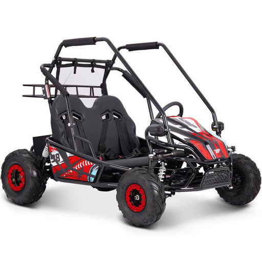 MotoTec Electric ATV Red MotoTec Mud Monster XL 60v 2000w Electric Go Kart Full Suspension