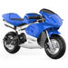 Mototec Electric Bikes Blue MotoTec Phantom Gas Pocket Bike 49cc 2-Stroke