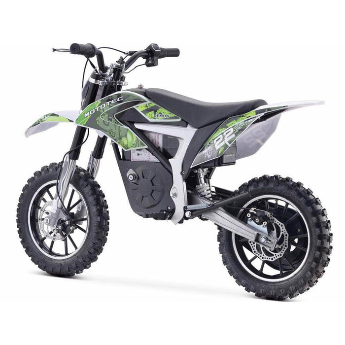 Mototec Electric Bikes MotoTec 36v 500w Demon Electric Dirt Bike Lithium