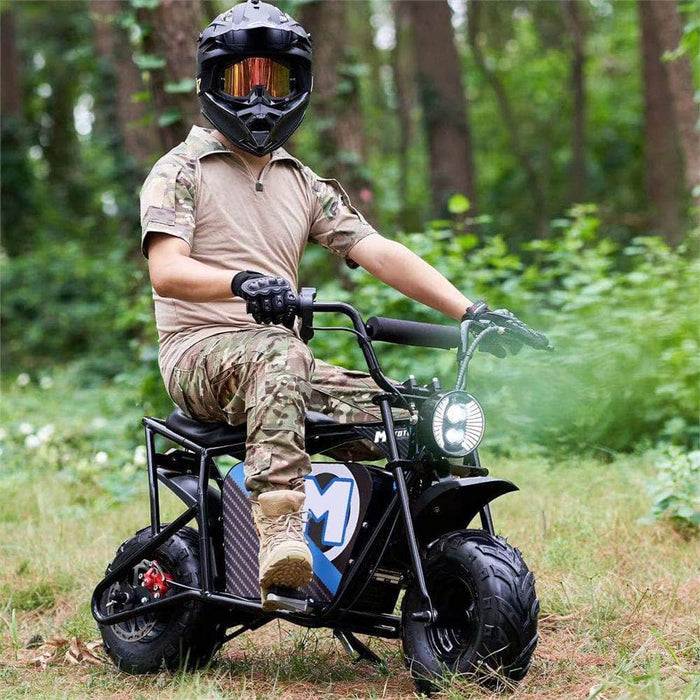 48v 1000w electric bicycle MotoTec 48v 1000w Electric Powered Mini Bike Black