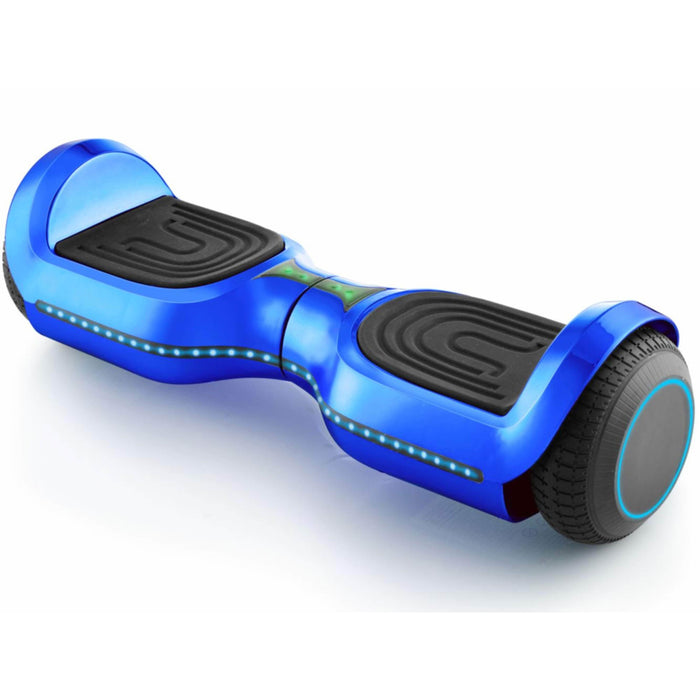 MotoTec Electric Powered MotoTec Hoverboard 24v 6.5in Wheel L17 Pro Blue