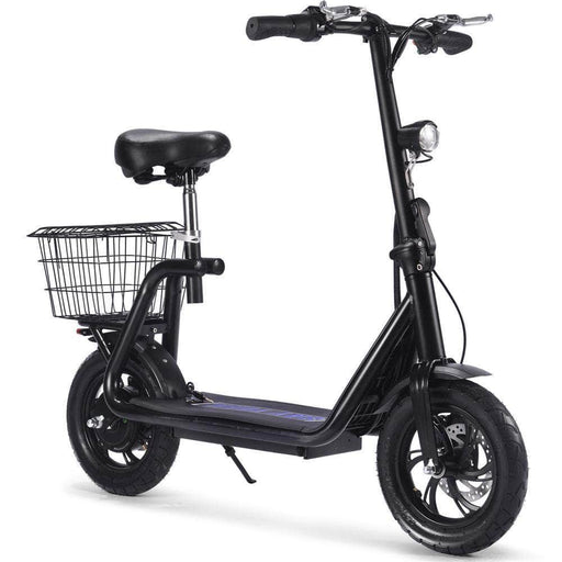 MotoTec Electric Scooter Black MotoTec Metro 36v 350w Lithium Electric Scooter