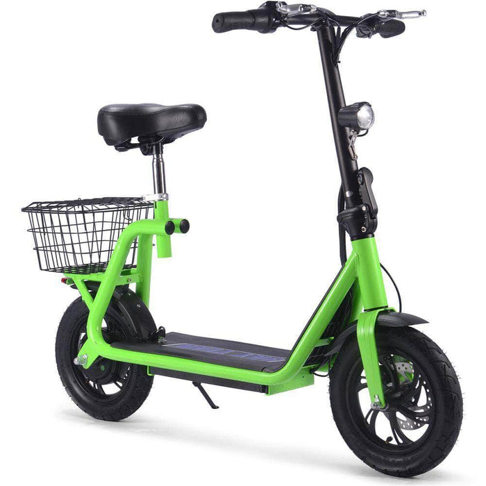MotoTec Electric Scooter Green MotoTec Metro 36v 350w Lithium Electric Scooter
