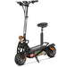 Mototec Electric Scooter MotoTec Ares 48v 1600w Electric Scooter Black
