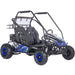 Mototec Gas Powered Blue MotoTec Mud Monster XL 212cc 2 Seat Go Kart Full Suspension