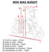 MotoTec Gas Powered MotoTec Bandit 52cc 2-Stroke Kids Gas Mini Bike